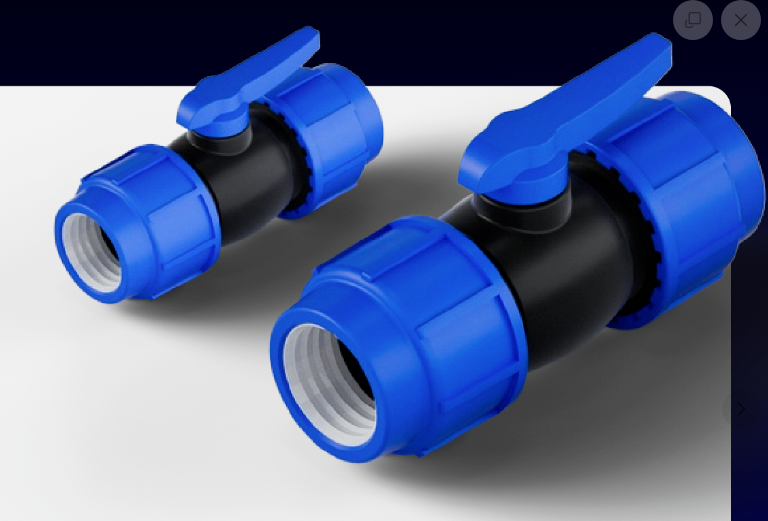PP integral ball valve